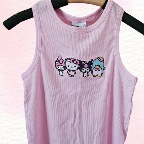 Embroidered Hello Kitty and Friends Tank Top - Picture 1 of 4